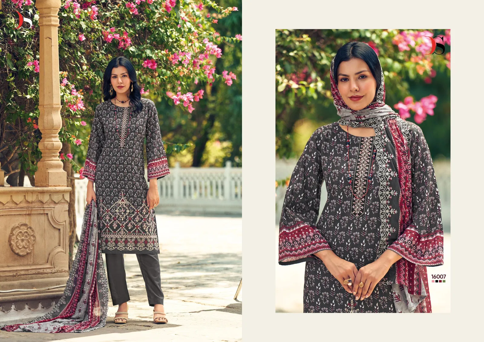 Bin Saeed 16 By Deepsy Pure Cotton Embroidery Online Pakistani Salwar Suits Wholesale